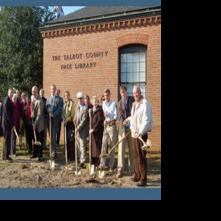 Ground broken for Talbot library renovation project | Local | stardem.com