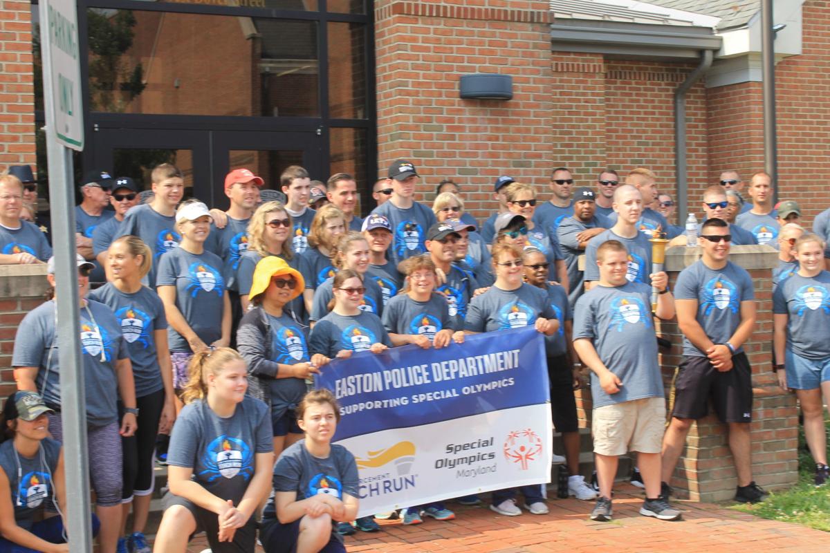 Law enforcement torch run for Special Olympics