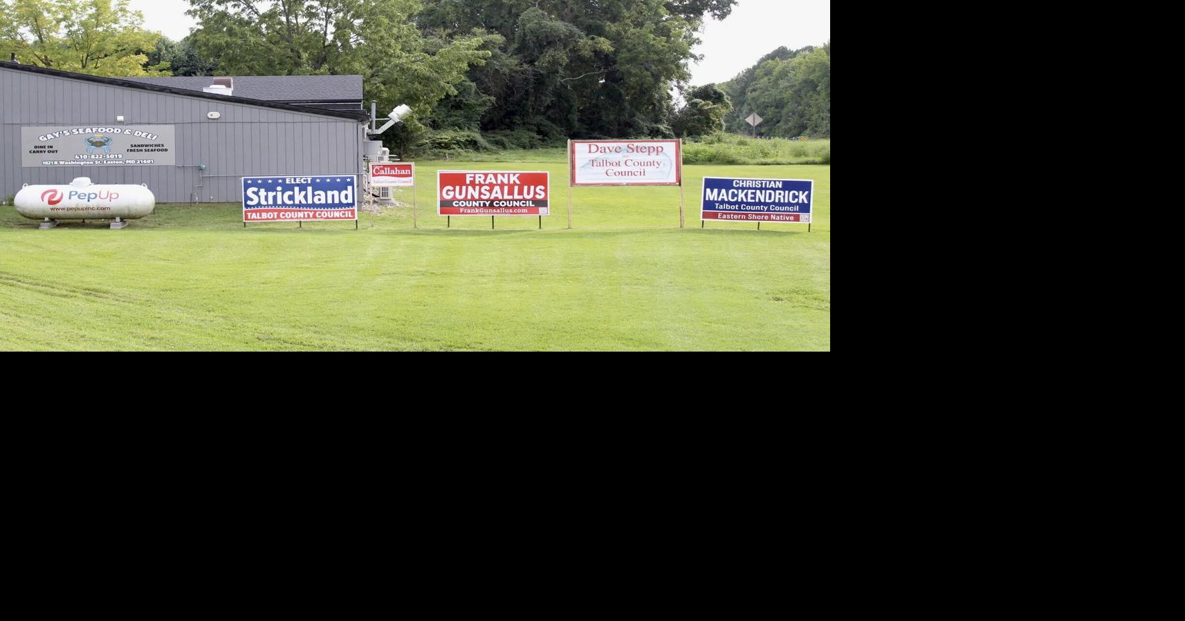 Easton puts hold on enforcing political sign restrictions
