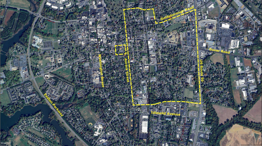 East End Area on map