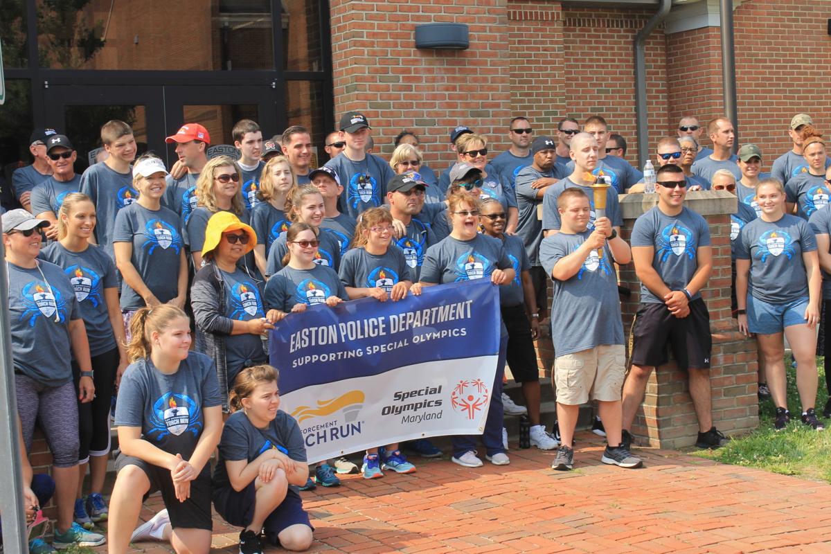 Law enforcement torch run for Special Olympics