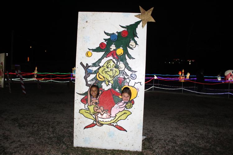 Greensboro children playing at Merry and Bright Greensboro Night.