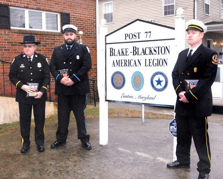 American Legion honors rescue personnel and police Local