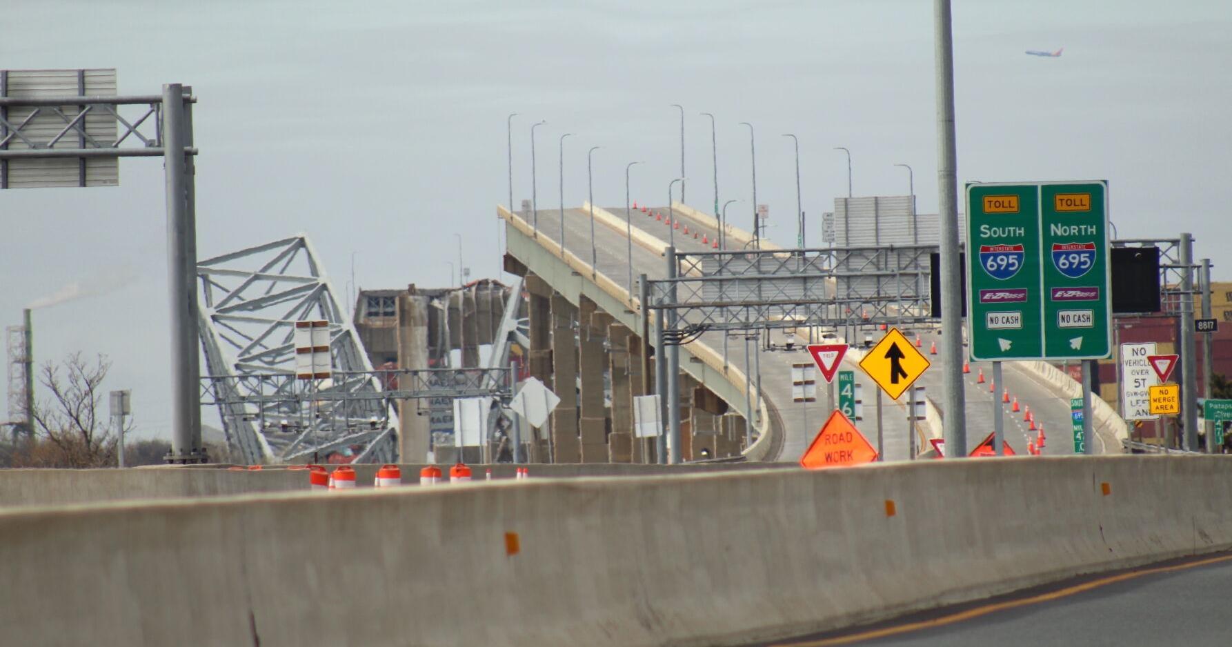 Dundalk residents view crumpled bridge with shock, dismay - Vimarsana News
