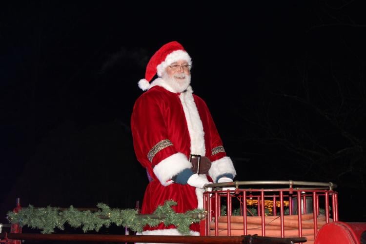 Santa Claus at the Ridgely Parade.