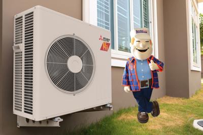 New Mitsubishi heat pump premieres