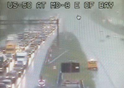 Route 50 west backup in Anne Arundel cleared; had extended across Bay ...