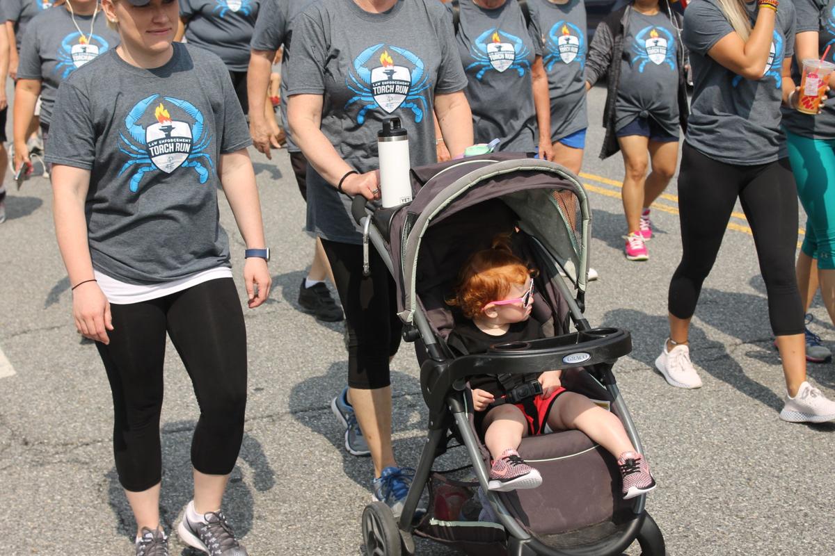 Law enforcement torch run for Special Olympics
