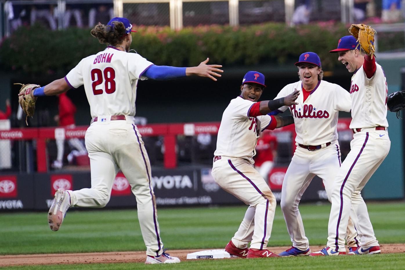 Phillies oust Braves, reach second straight NLCS