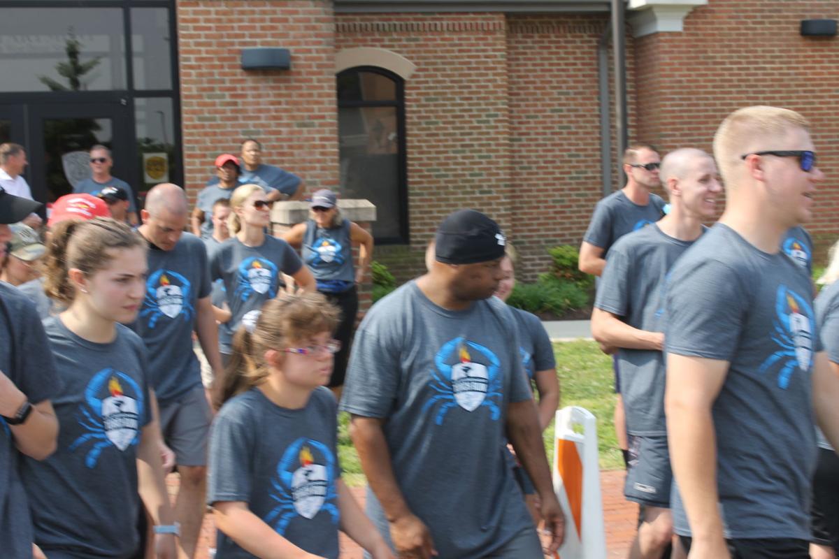 Law enforcement torch run for Special Olympics