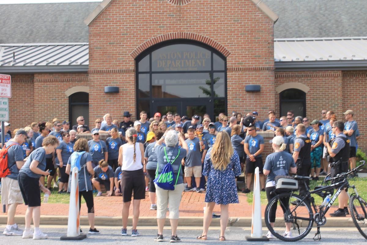 Law enforcement torch run for Special Olympics