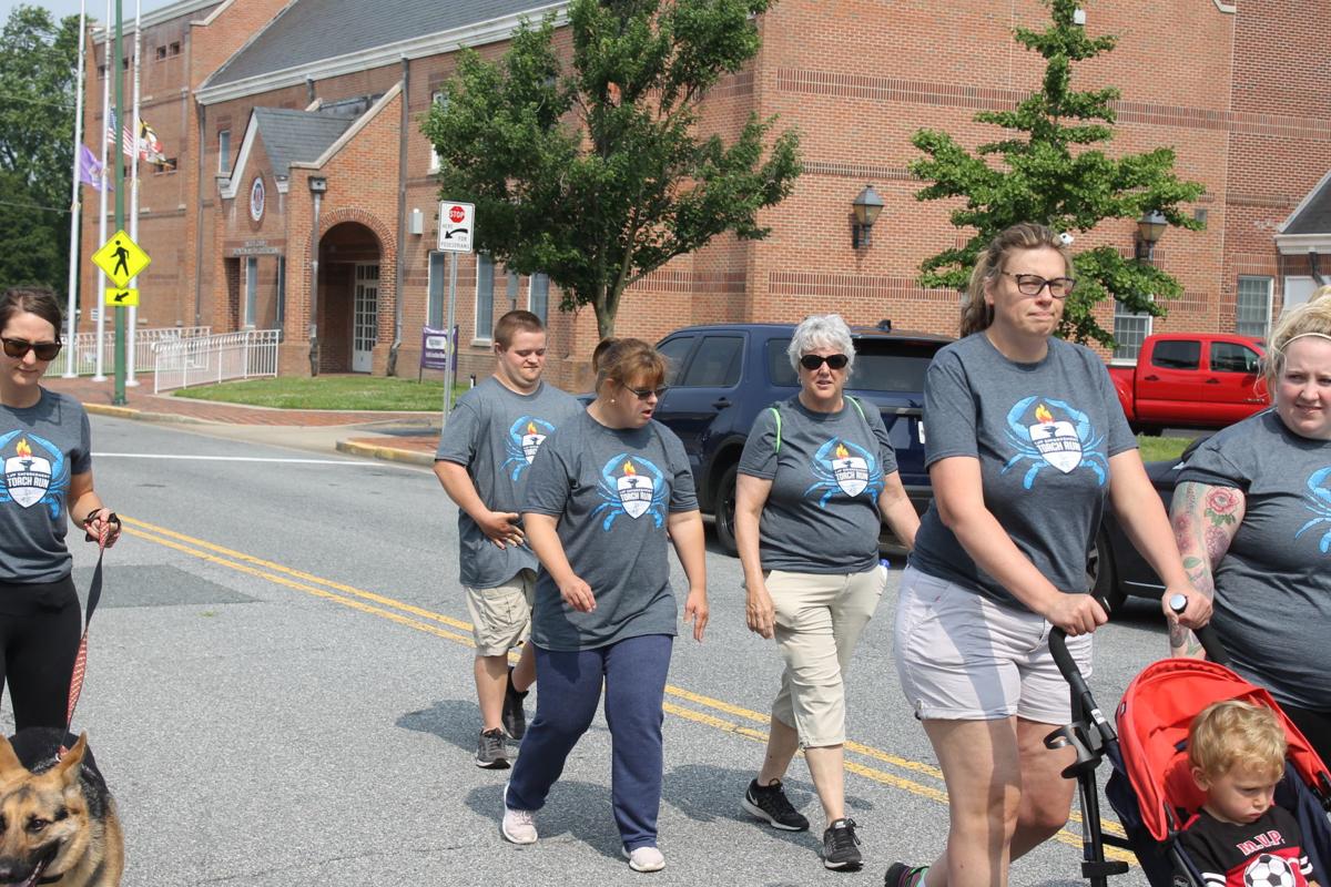 Law enforcement torch run for Special Olympics