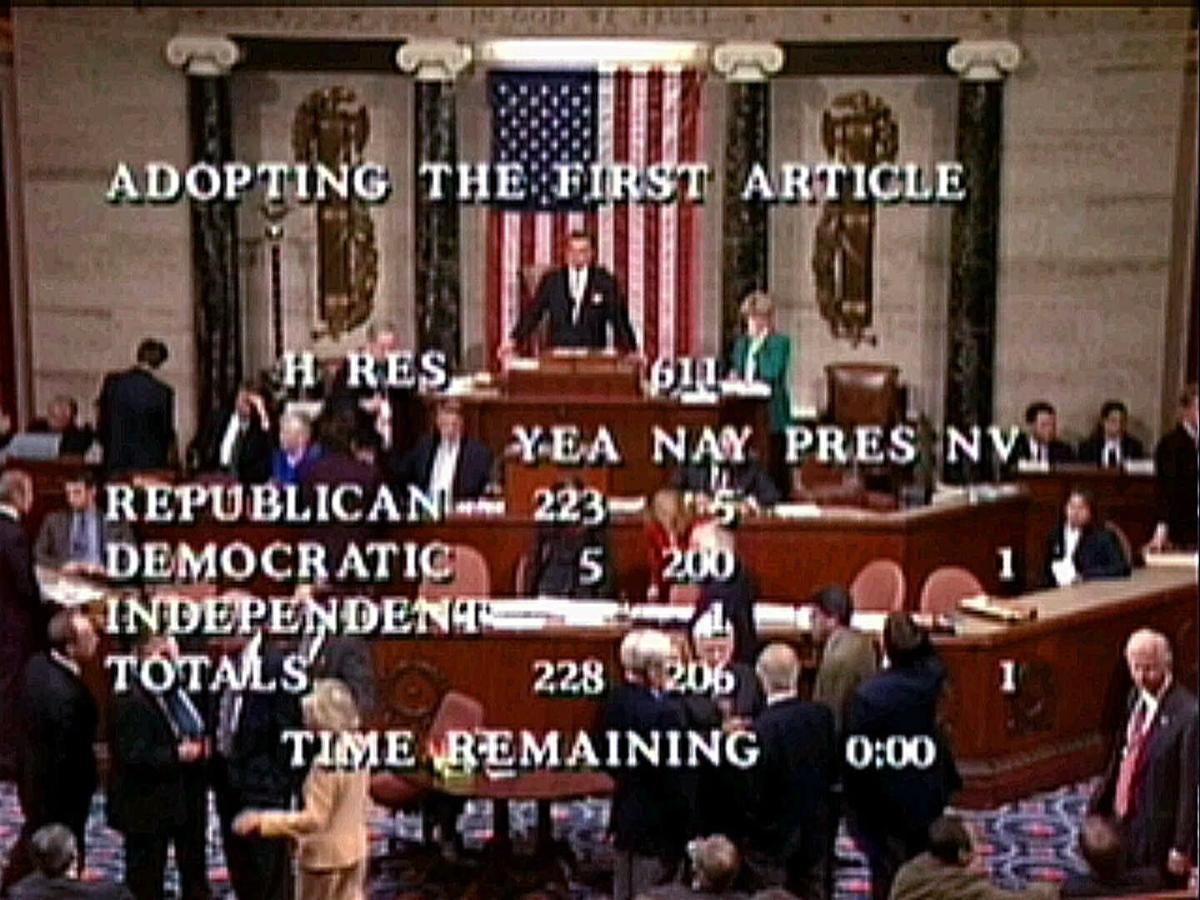 Trump impeachment vote underscores a harshly partisan era | National | stardem.com