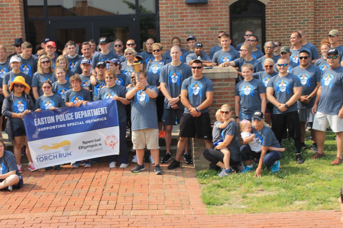 Law enforcement torch run for Special Olympics
