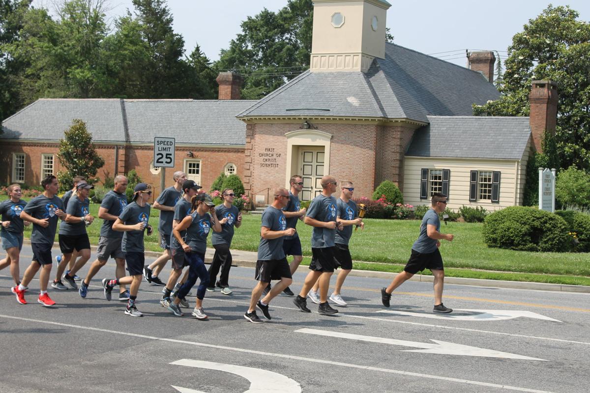 Law enforcement torch run for Special Olympics