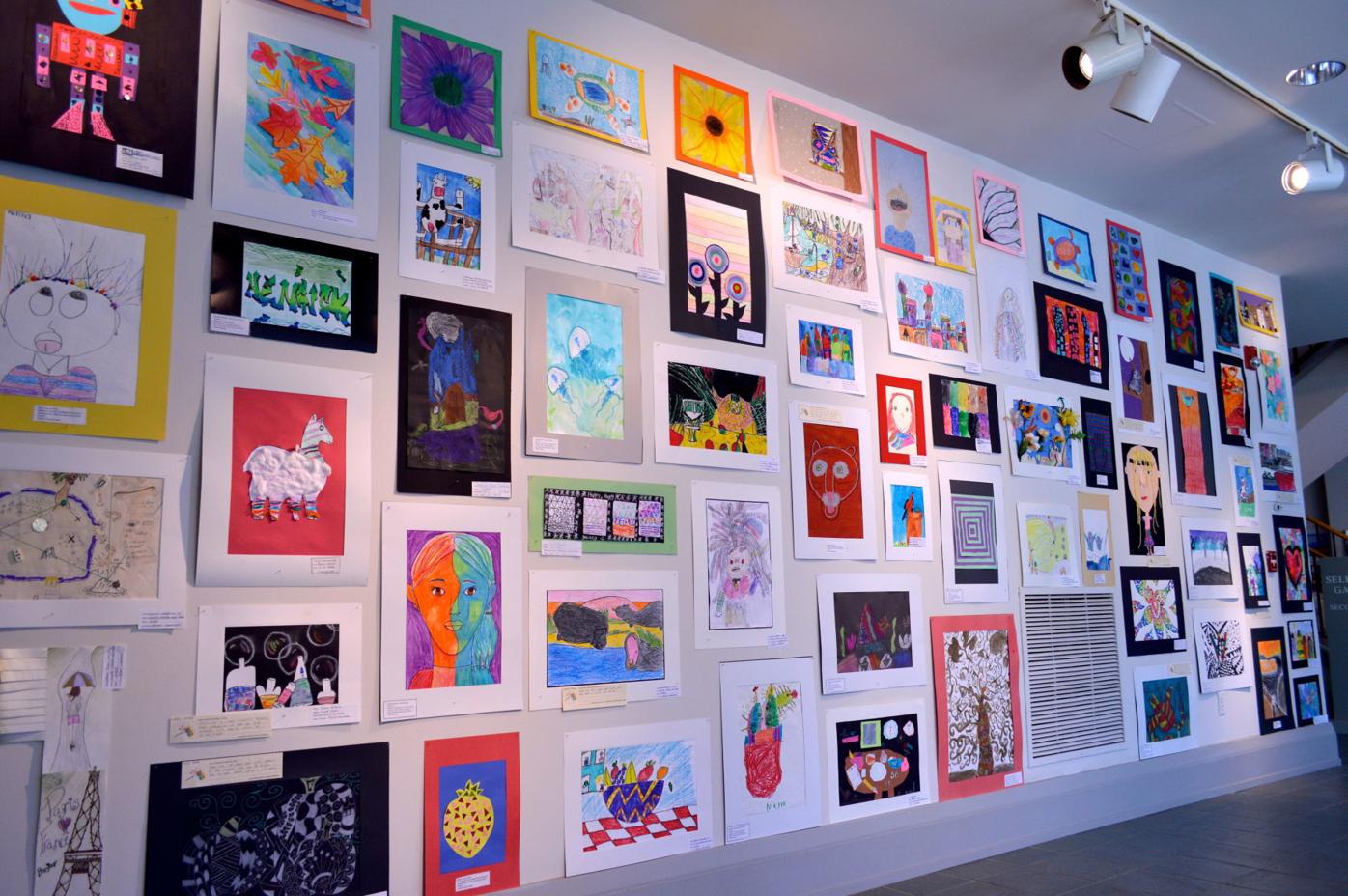 Academy Art Museum showcasing MidShore student artwork
