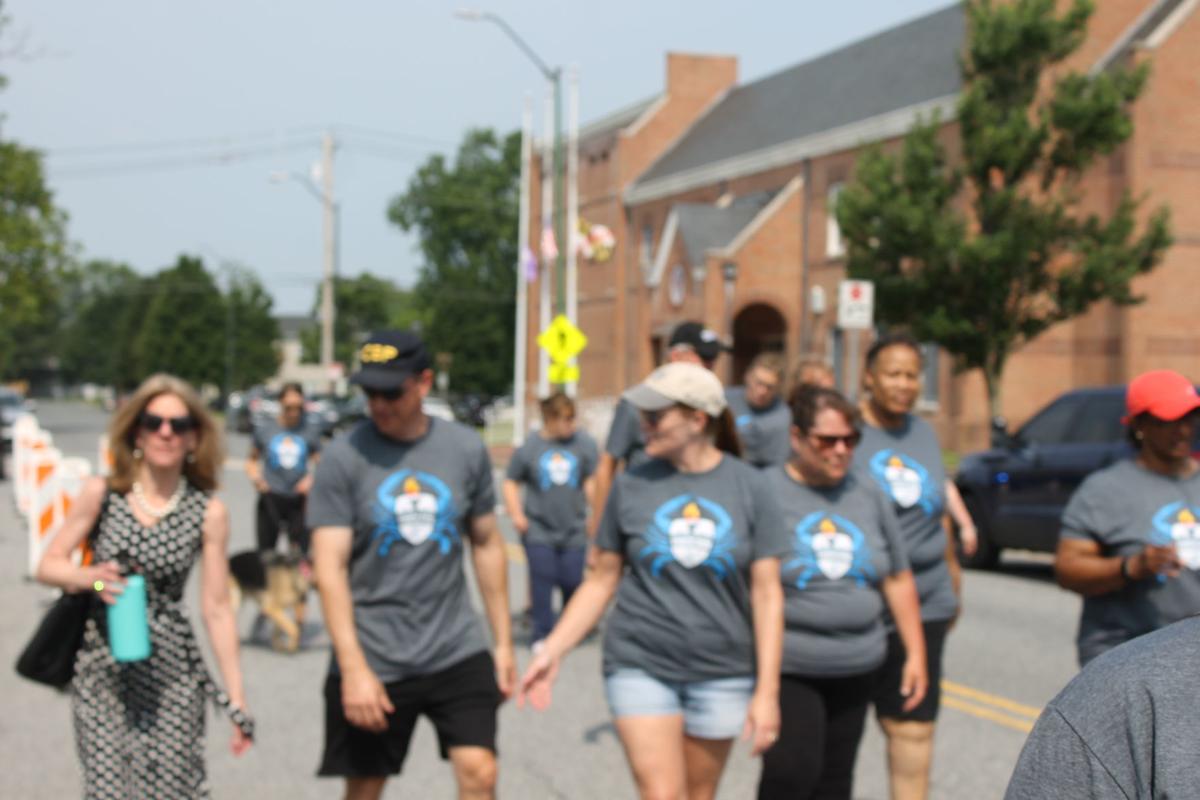 Law enforcement torch run for Special Olympics