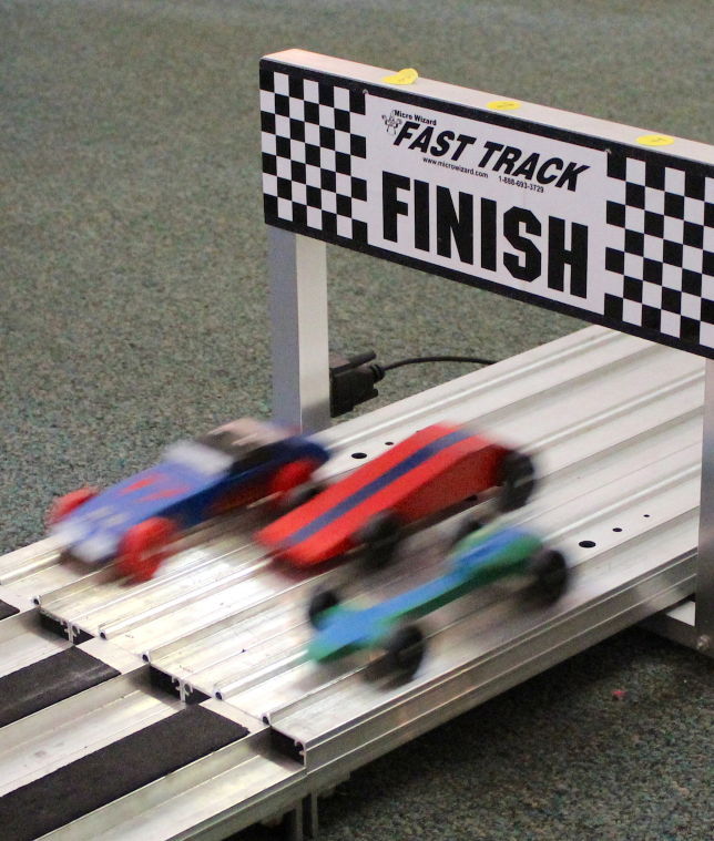 Cub Scouts compete in Pinewood Derby Local