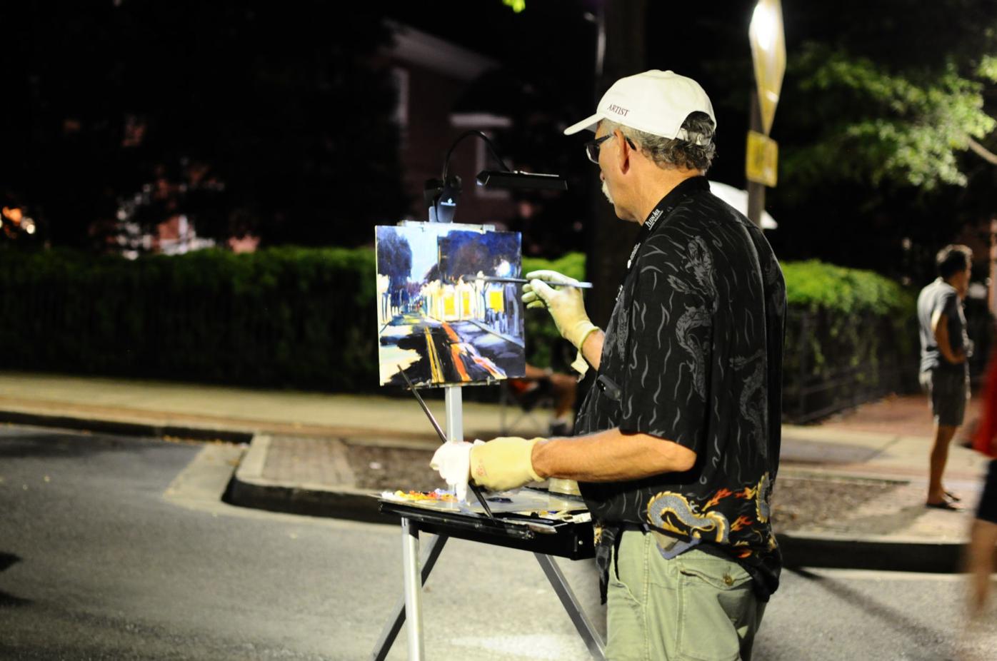 Nocturne Paint Out draws color into night sky | Local | stardem.com