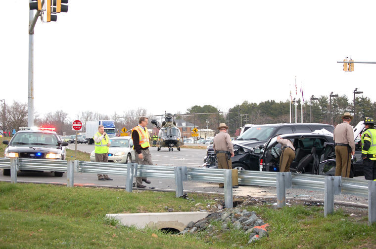 Crash on Route 50 sends two to shock trauma; closes lanes to traffic