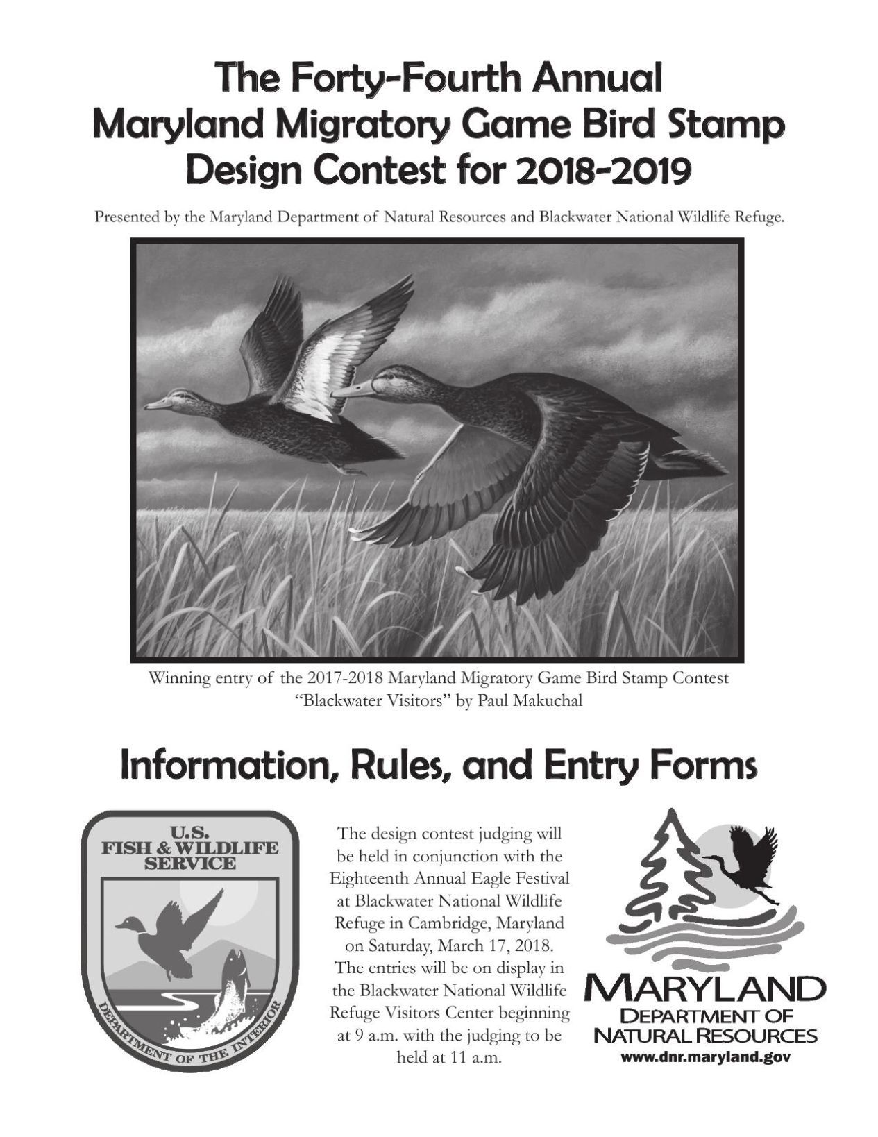 Maryland Duck Stamp Contest Regulations