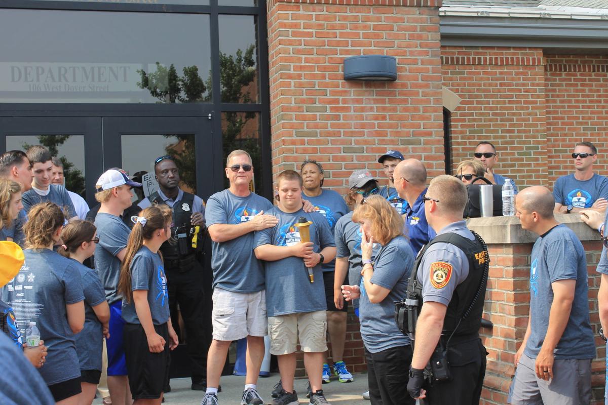 Law enforcement torch run for Special Olympics