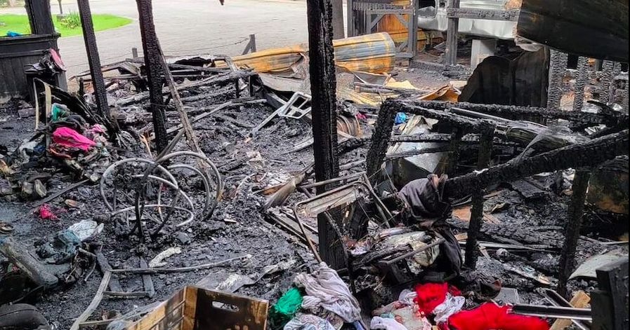 'Everything burned to pieces but our Bible is completely intact': Woman ...