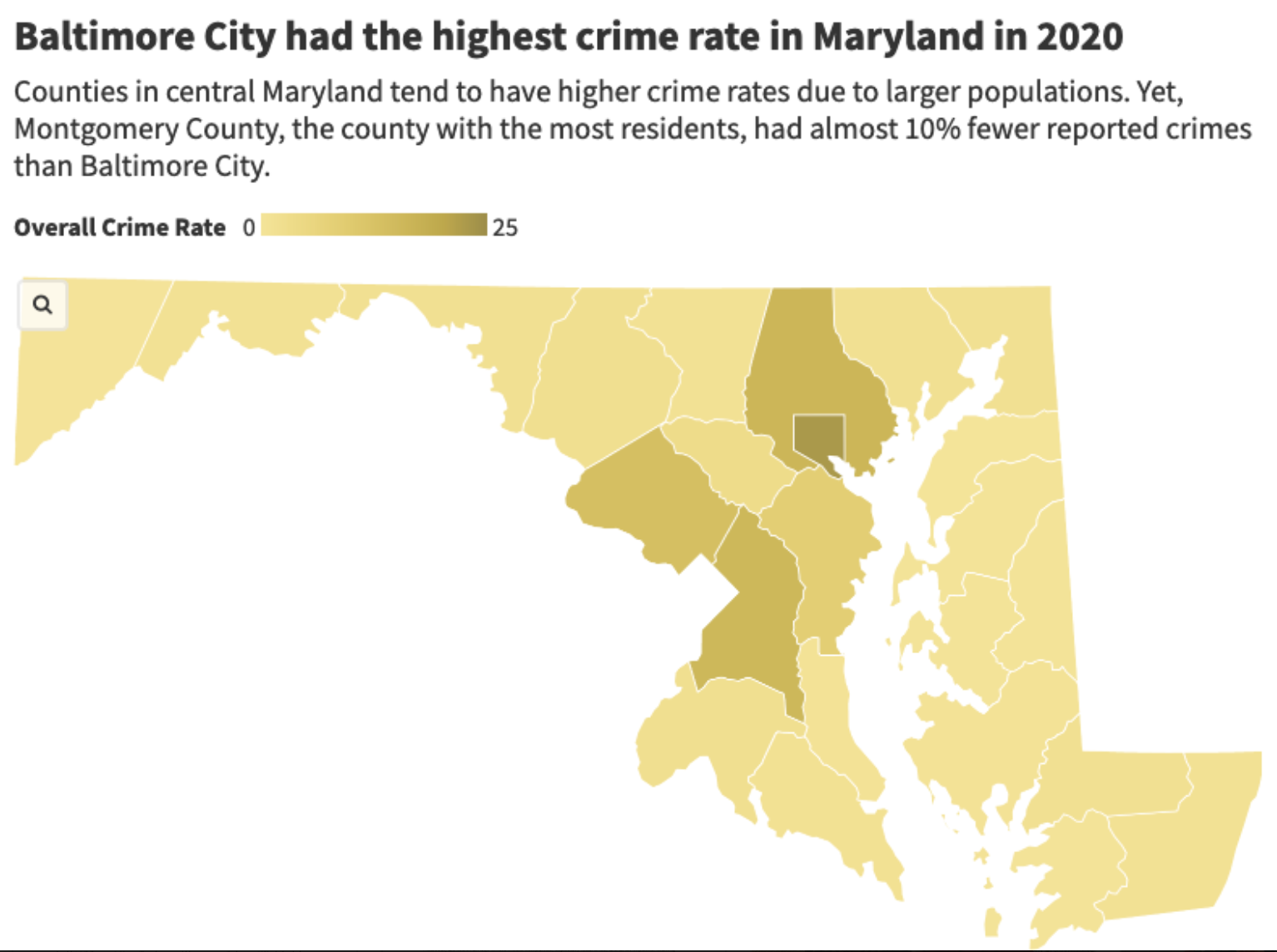 Overall Crime In Maryland Is Going Down, But Homicides And Rapes Are ...