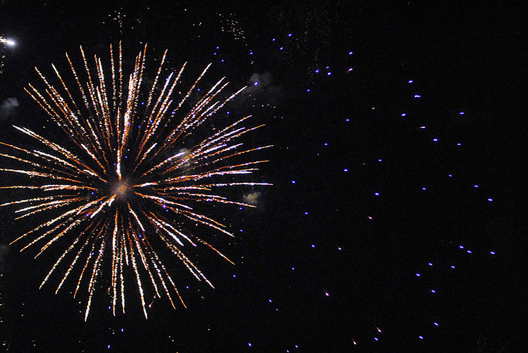 Fireworks light up the night in Easton Local