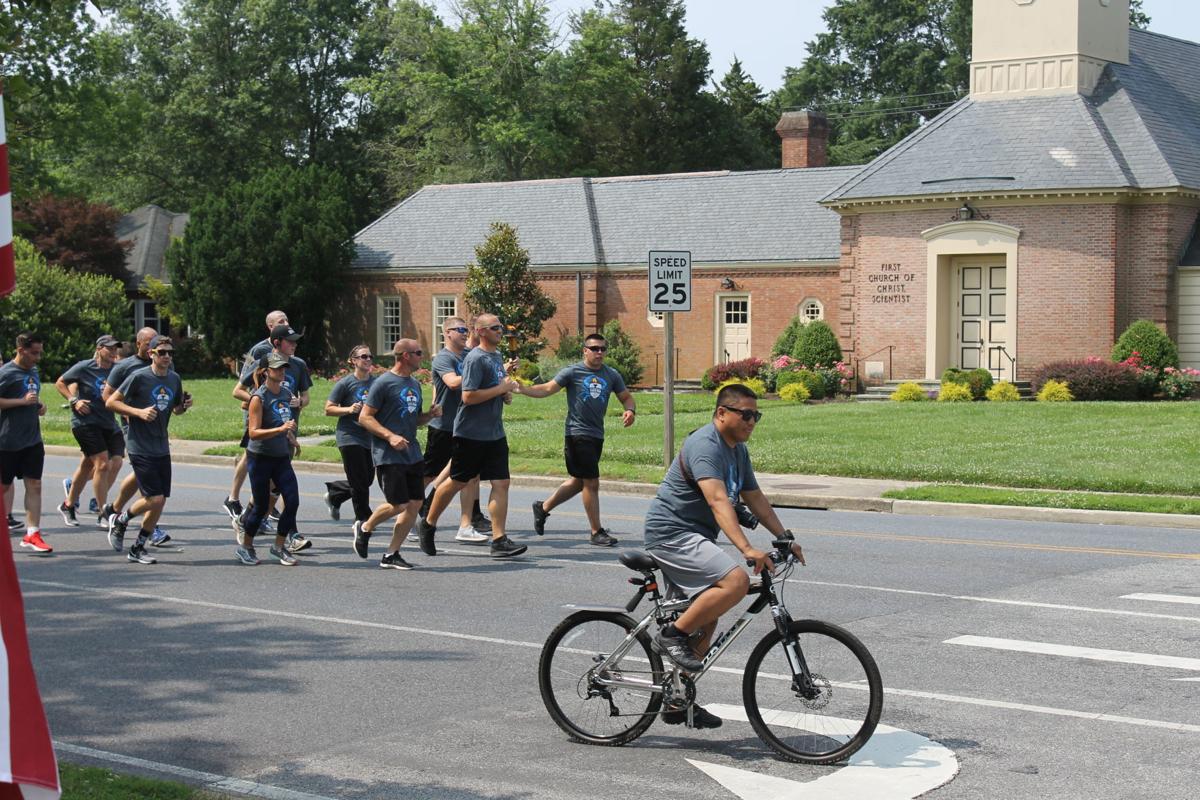Law enforcement torch run for Special Olympics