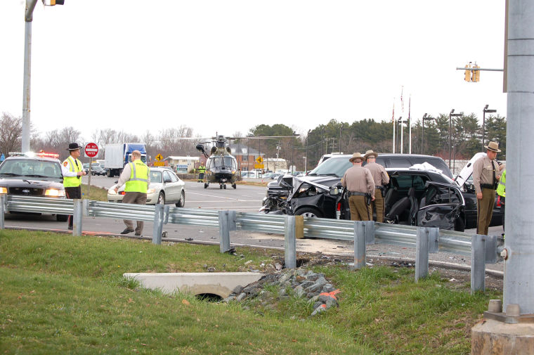 Crash on Route 50 sends two to shock trauma; closes lanes to traffic