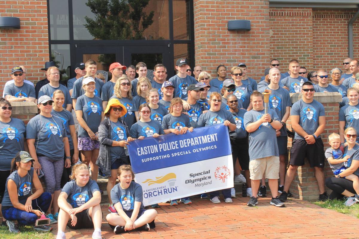 Law enforcement torch run for Special Olympics