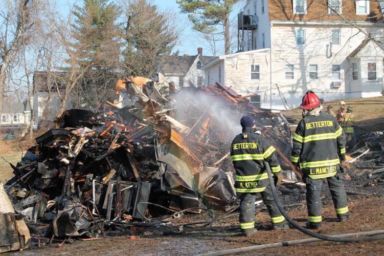 Fire destroys apartment building in Betterton News