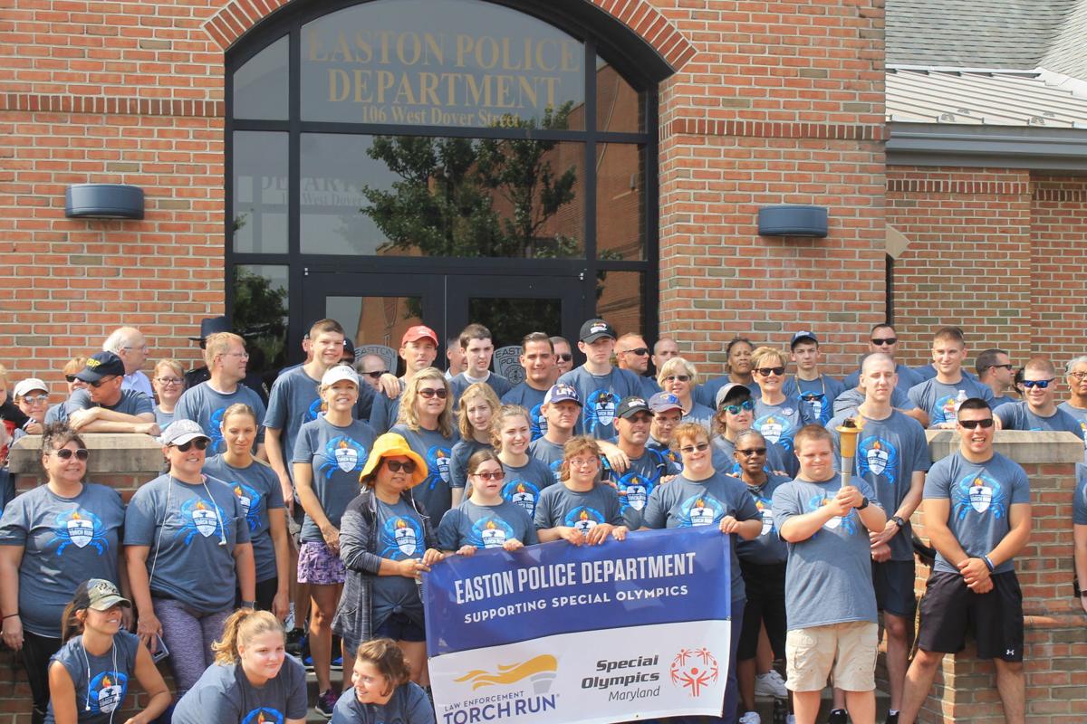 Law enforcement torch run for Special Olympics