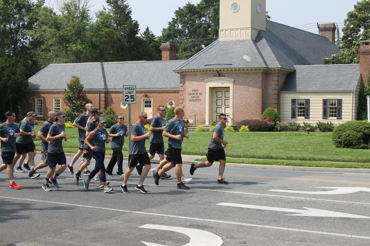 Law enforcement torch run for Special Olympics