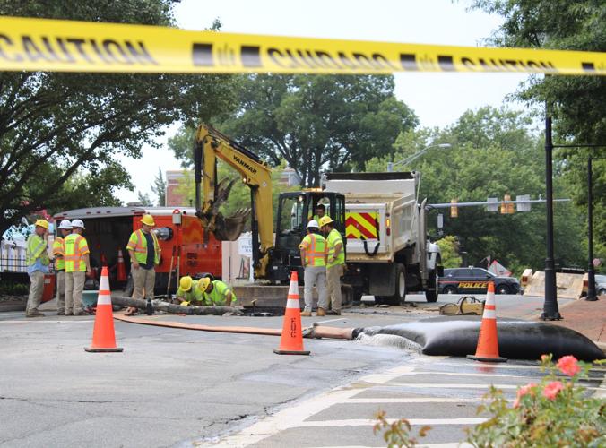 Water main break