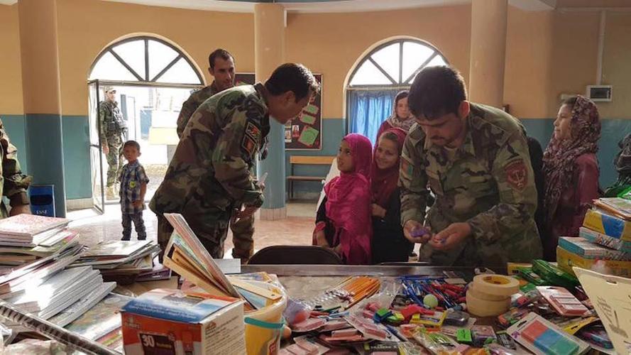 Support for Afghan children begins locally