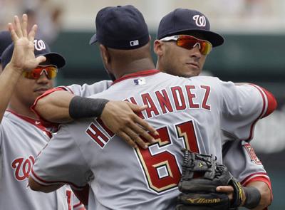 Livan Hernandez in a Washington Senators uniform