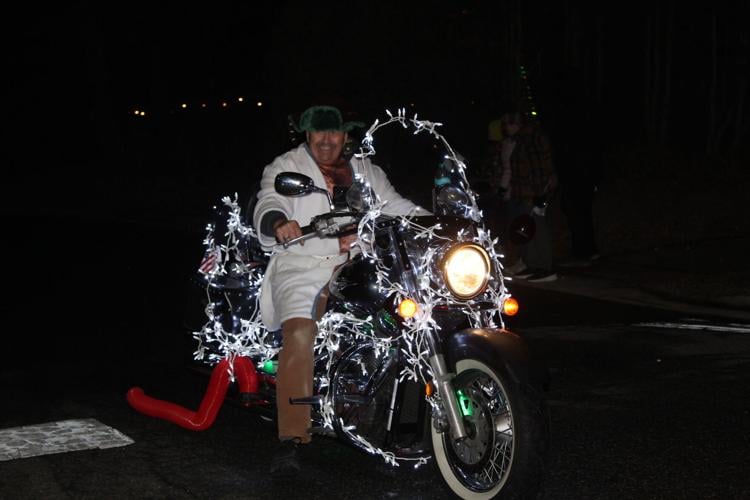 Residents participating in Ridgely's Holiday Parade.