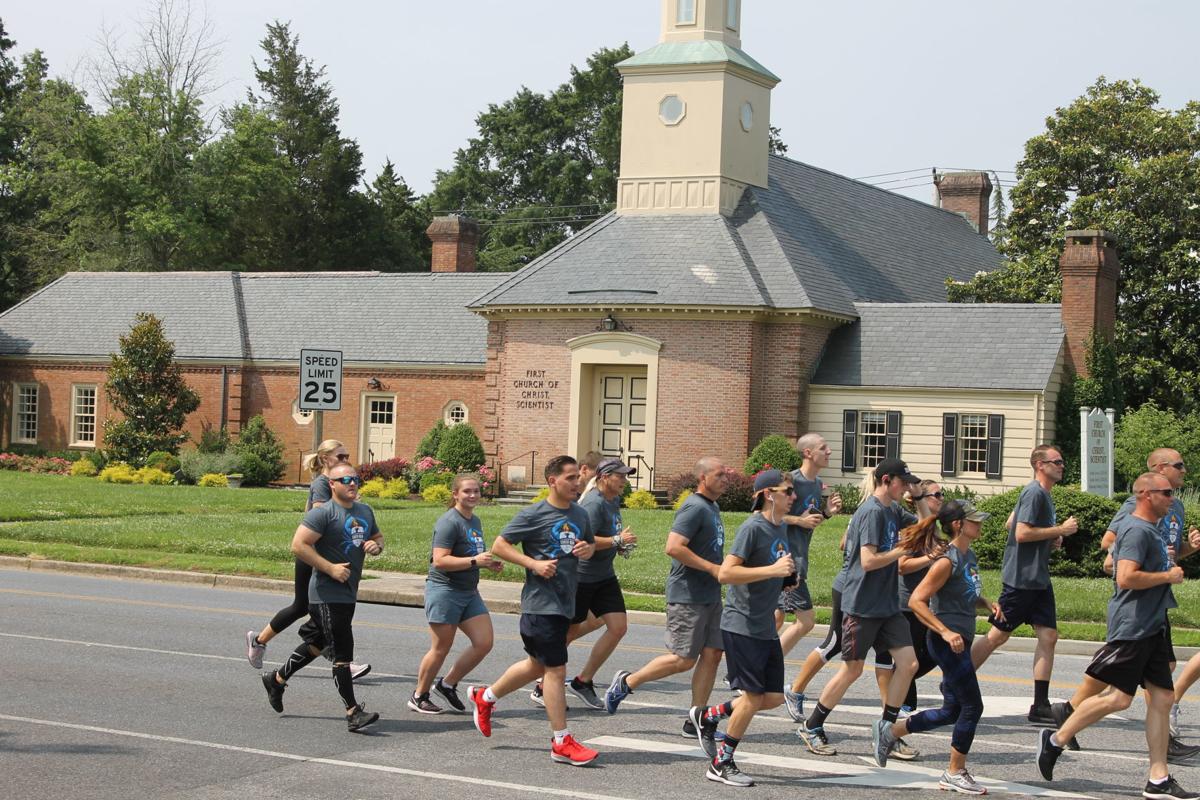 Law enforcement torch run for Special Olympics