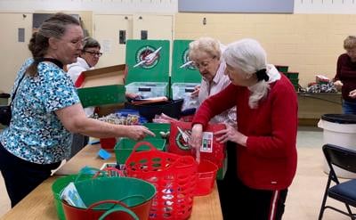 Operation Christmas Child preparing for shoebox collection ...