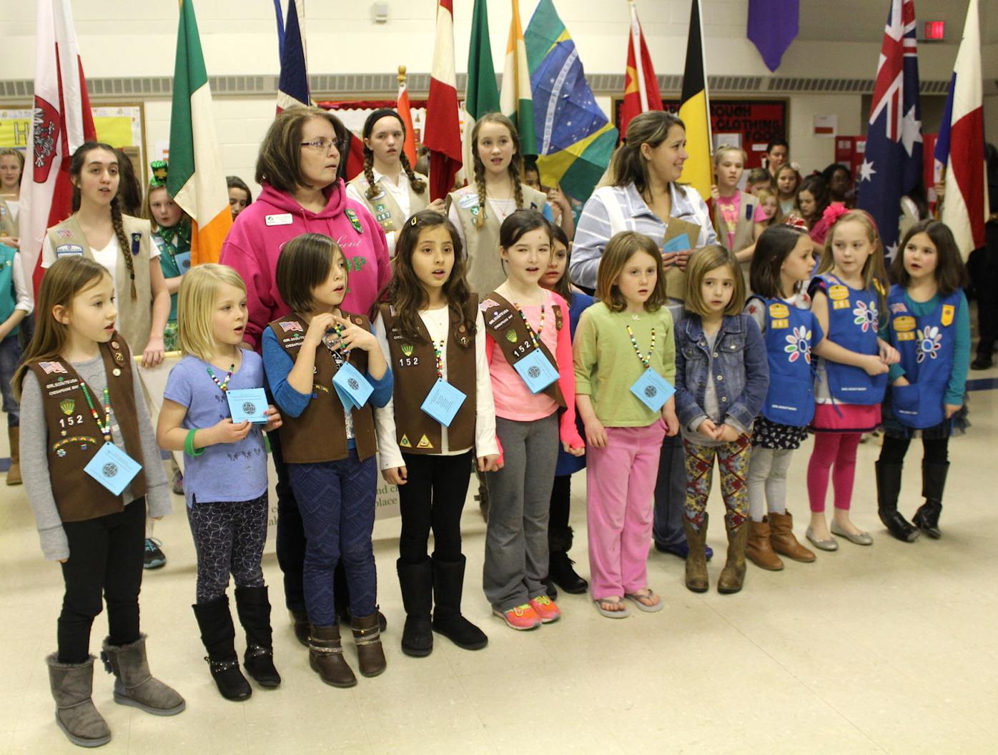 Girl Scouts hold World Thinking Day Featured