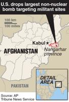 US drops non-nuclear ‘mother of all bombs’ in Afghanistan
