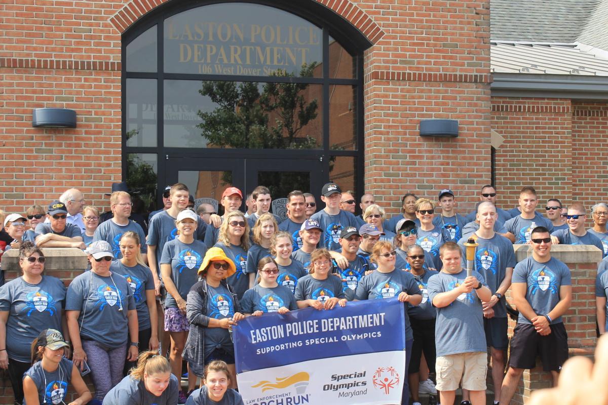 Law enforcement torch run for Special Olympics