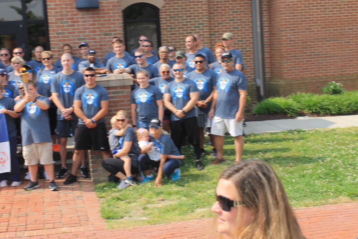 Law enforcement torch run for Special Olympics