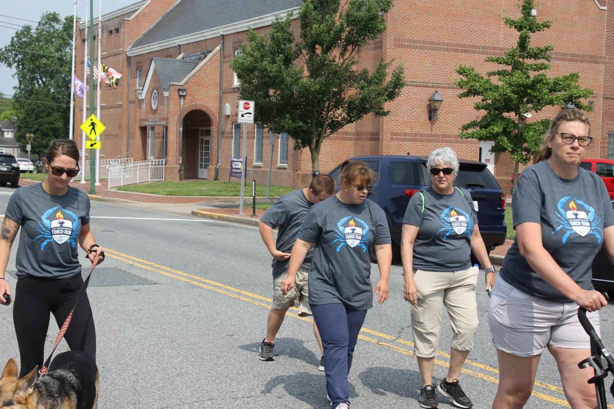 Law enforcement torch run for Special Olympics