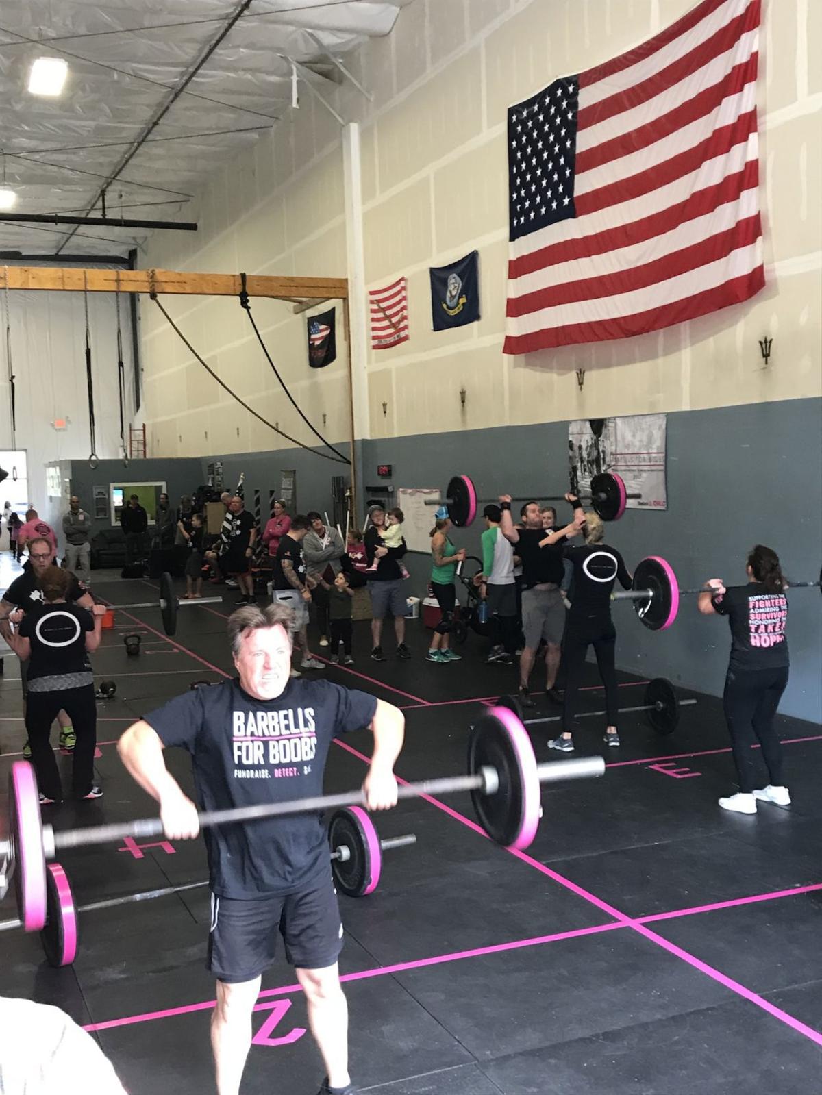 Barbells for Boobs, Breast Cancer Football Gear