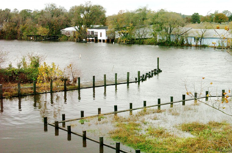 Storm surge covers Crouse Park in Denton Local
