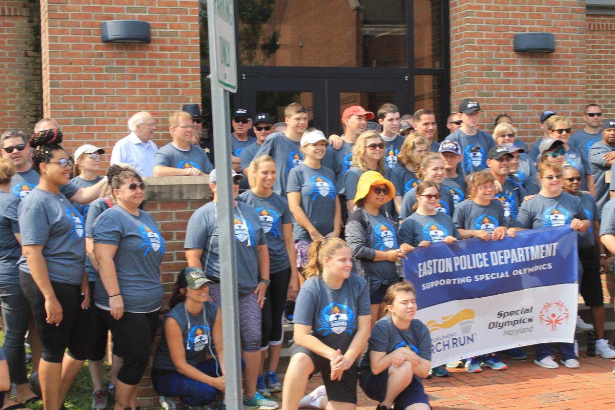 Law enforcement torch run for Special Olympics