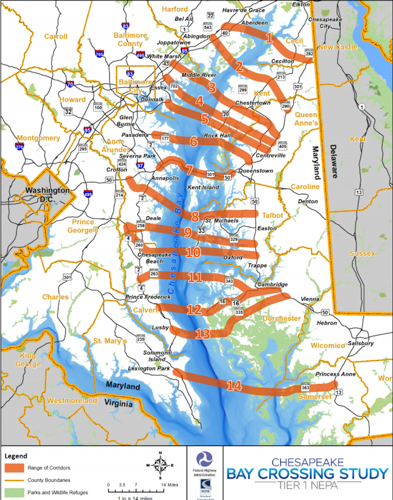 Directions To The Chesapeake Bay Bridge Tunnel New Bay Bridge: State Prefers Kent Island, St. Michaels, Centreville Routes  | Local | Stardem.com